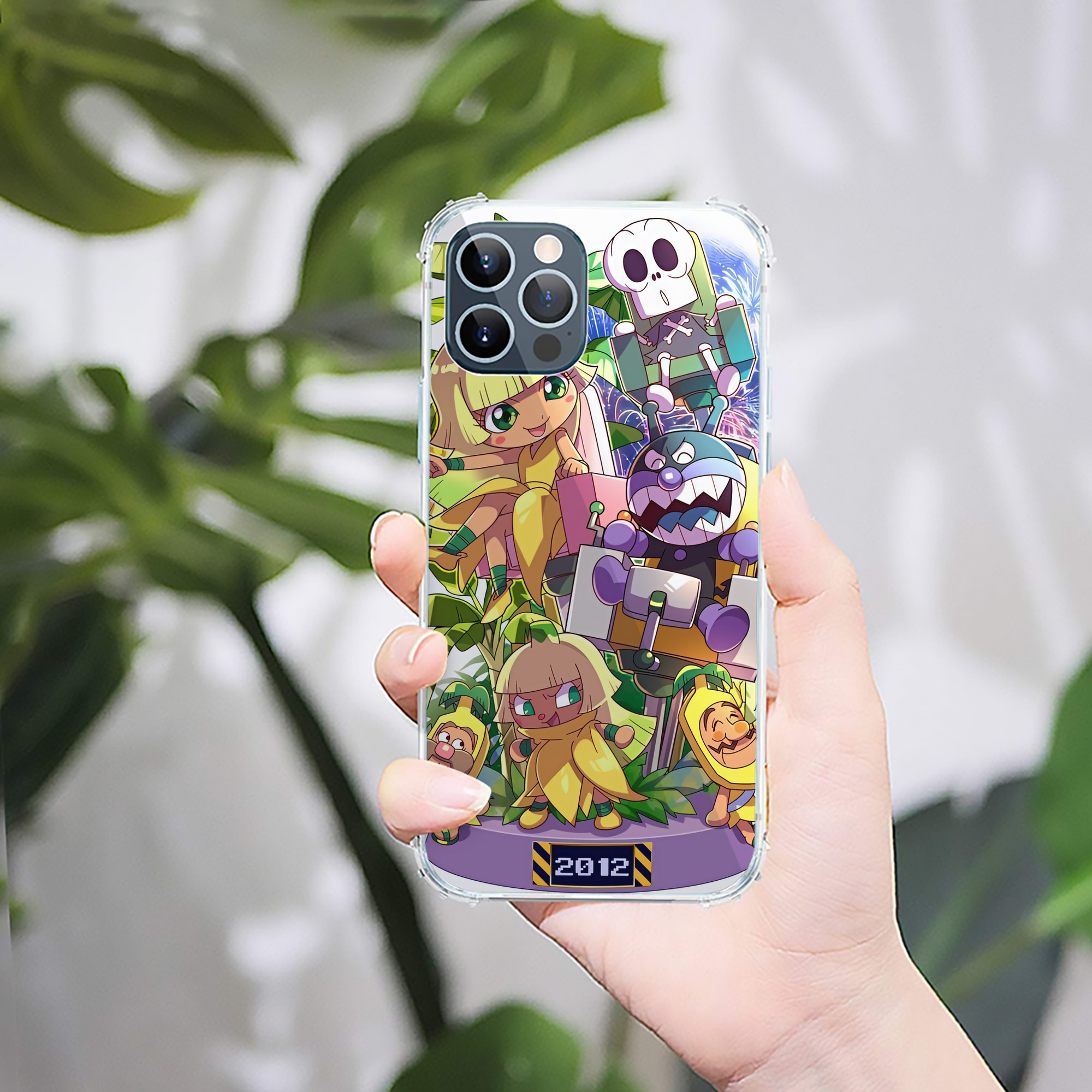 （画像用） アンパンマン Anpanman 【iPhone 12シリーズ対応】透明スマホケース（クリアソフトケース）